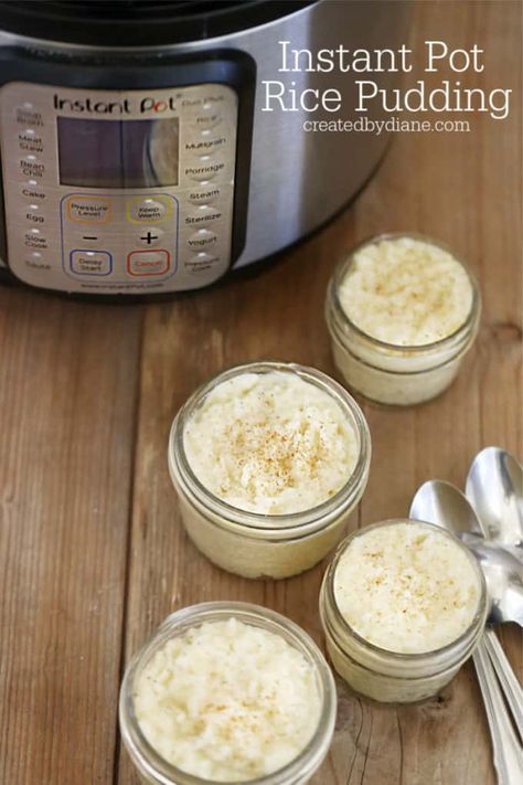 Instant Pot Rice Pudding, How To Reheat Rice, Instant Pot Rice, Pressure Cooker Rice, Creamy Rice Pudding, Rice Pudding Recipe, Tapioca Pudding, Electric Pressure Cooker, Easy Instant Pot Recipes