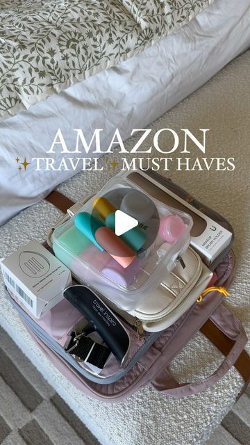 Alli Havrilla on Instagram: "☀️☀️AMAZON TRAVEL MUST HAVES ☀️☀️

Who is ready for a vacation?! 🙋🏻‍♀️🙋🏻‍♀️ We are headed back to Disney this summer and I am SO EXCITED!!

Comment “SHOP” for all my travel necessities!! 

1. Over the door toiletry bag: This is a game changer to keep everything organized in the bathroom when there is limited space 
2. Compression packing cubes: These are my new favorite items fit everything I need in less bags
3. Silicone makeup brush and sponge holder: perfect to keep them clean and organized 
4: Neutral Makeup bag: I love all the additional pockets
5: Travel containers: These are perfect so you don’t have to lug full size products around 🙌🏻
6: Silicone covers: These are so fun and perfect to keep your products from spilling in your bags! 
7: Portable lu Toiletry Organization, Travel Bathroom, Travel Containers, Travel Container, Silicone Makeup, Amazon Travel, Travel Necessities, Travel Finds, Travel Must Haves