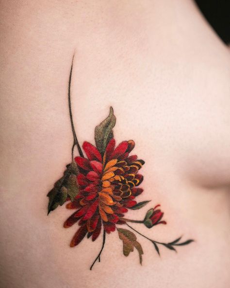 Rey Jasper, NZ, chrysanthemum. Jasper Tattoo, Turning One, Magnolia Flower, Time Capsule, Chrysanthemum, Maple Leaf Tattoo, My Favourite, Cool Tattoos, Flower Tattoo