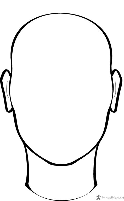 blank face to draw on Face For Drawing, Face To Draw, Faces To Draw, Head Outline, Blank Face, Hair Stenciling, Face Outline, Hair Clipart, Face Template