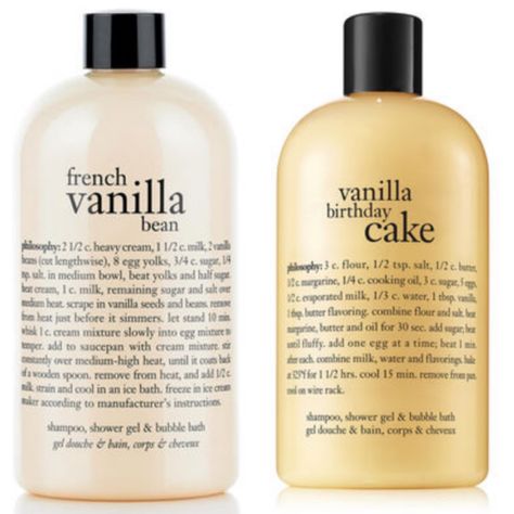 French Vanilla Shampoo, Vanilla Shower Products Aesthetic, French Vanilla Bean Philosophy, Philosophy French Vanilla Bean, Vanilla Body Wash Aesthetic, French Vanilla Body Wash, Vanilla Scented Body Wash, Philosophy Products Vanilla, French Vanilla Bean Body Wash