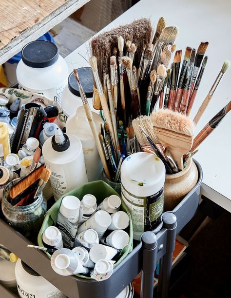 Fun Hobbies To Try, Art Supplies For Beginners, Best Art Supplies, Drawing Scenery, Art Studio Design, Artsy Aesthetic, Messy Art, Hobbies To Try, Work Spaces