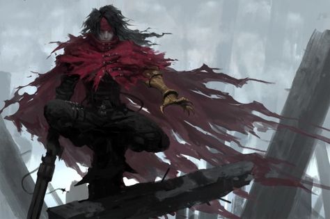 Valentines Tumblr, Vincent Valentine, Final Fantasy Artwork, Final Fantasy Vii Remake, Final Fantasy Art, Fantasy Collection, Final Fantasy Xv, Fantasy Male, Comics Art