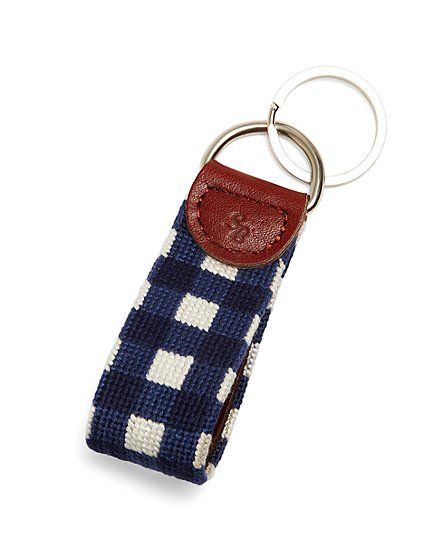 Needlepoint Keychain, Preppy Keychain, Needlepoint Key Fob, Needlepoint Belts, Cute Little Things, Needlepoint Canvases, Key Fobs, Brooks Brothers, Key Fob