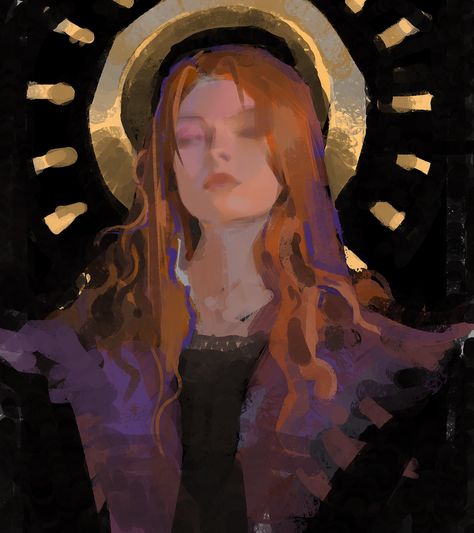 Yuming Li on Twitter: "Hi #artistsontwitter I like moody/ethereal feelings and try to paint them✨ https://t.co/UFVDHnDtI8" / Twitter Red Head Illustration, Yuming Li, Graphic Sketch, Head Illustration, Instagram Portrait, Illustration Graphic, Arte Sketchbook, Red Head, Ethereal Art