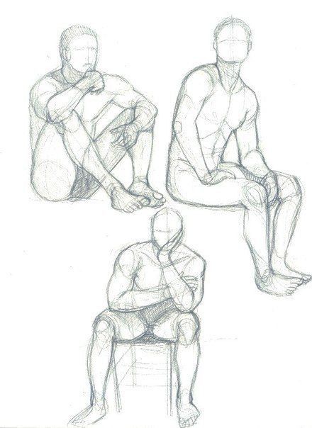 Male Anatomy Reference Sitting, Male Figure Reference Drawing, Male Sitting Poses Drawing, Guy Sitting Reference, Poses Male Drawing, Sitting Reference Pose, Sitting Down Poses, Drawing Poses Male, Sitting Pose Reference