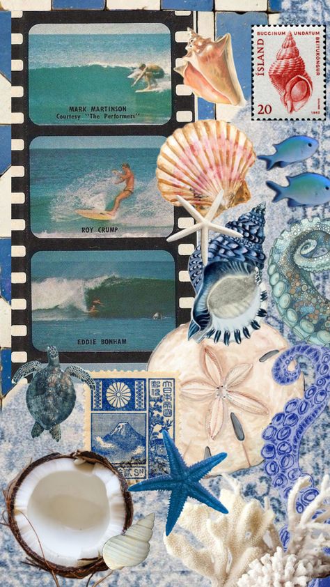 #beach #summer #ocean #marinelife Ocean Scrapbook, Ocean Collage, Magazine Page Layouts, Scrapbooks Ideas, Scrapbook Beach, Beach Collage, Graphic Design Careers, Beach Scrapbook Layouts, Memories Art