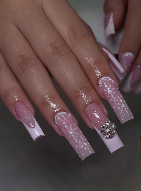 Winter Fairy Nails, Sugarplum Fairy Nails, Sugar Plum Nails, Sugar Plum Fairy Nails, Purple Holiday Nails, Fairy Nails, Bday Nails, Plum Nails, 17 Birthday