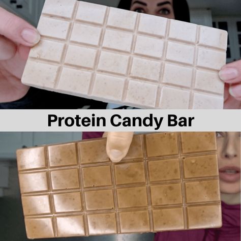 Protein Candy Bar Protein Candy, Candy Bar Recipe, Gluten Free Peanut Butter Cookies, Keto Peanut Butter Cookies, Chocolate Bar Molds, Vegan Peanut Butter Cookies, Best Peanut Butter Cookies, Protein Baking, Chocolate Slabs