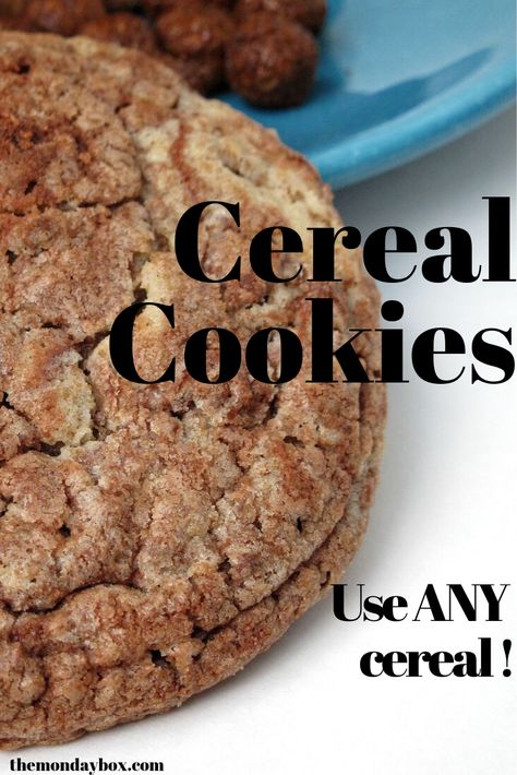 Dry Cereal Recipes, Recipes Using Frosted Flakes Cereal, Desserts Using Cereal, Cookie Crisp Cereal Treats, Stale Cereal Recipes, Cookies Made With Cereal, Cookies Made From Cereal, Cinnamon Life Cereal Recipes, Cookie Crisp Cereal Recipes