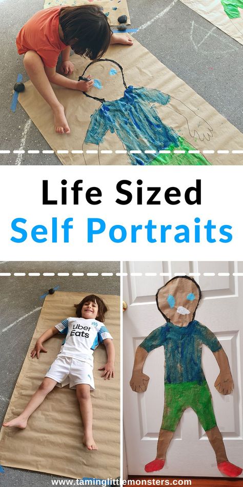 Self Portrait Crafts For Kids, Kids Self Portrait Ideas, Preschool Self Portrait Ideas, Self Portrait Preschool, Self Portrait Ideas For Kids, Self Portrait Art For Kids, Self Portraits For Kids, Prek Memory Book, Self Portrait For Kids