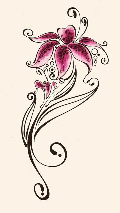 Tiger lily Lillies Tattoo, Lily Tattoo Design, Piercing Inspo, Lily Tattoo, Free Tattoo, Flower Tattoo Designs, Creative Tattoos, Love Tattoos, Tattoo Idea