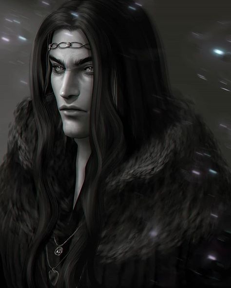 A powerful and evil spirit possessed Xanthus in his mother's womb. The spirit gave Xanthus the power of persuasion over others. His mother died in childbirth and his father, the King of Blackthorne, blamed Xanthus. Fueled by hatred, Xanthus commits patricide and becomes King of Blackthorne. Melkor Morgoth, Character Inspiration Male, Hades And Persephone, Fantasy Male, Dark Lord, High Fantasy, Arte Fantasy, Dark Ages, Middle Earth