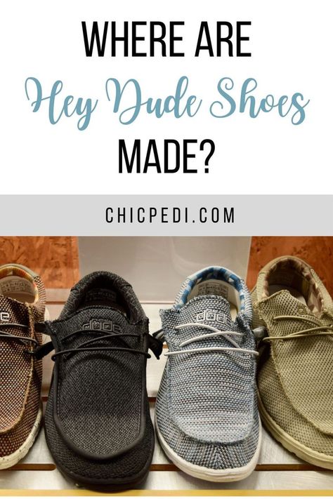 Where are Hey Dude Shoes Made? Information About Hey Dudes Location, Manufacturing and Distribution and Ownership. How To Style Hey Dude Shoes Women, Wash Hey Dude Shoes, Washing Hey Dude Shoes, Diy Hey Dudes, Cleaning Hey Dude Shoes, Styling Hey Dudes Women, Hey Dude Shoes Men Outfit, How To Wash Hey Dude Shoes, How To Clean Hey Dude Shoes