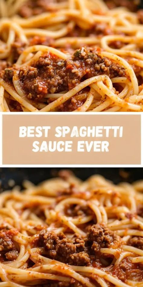 Irresistible Homemade Spaghetti Sauce: The Ultimate Italian Flavor Boost - receipster Sweet Pasta Sauce, Best Spaghetti Sauce Recipe, Types Of Spaghetti, Homemade Italian Spaghetti Sauce, The Best Spaghetti Sauce, Spaghetti Sauce From Scratch, February Meals, Gourmet Food Recipes, Best Homemade Spaghetti Sauce