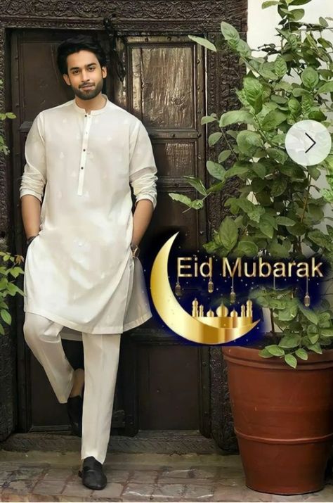 Punjabi Kurta Pajama Men Style, White Panjabi For Men, Simple White Kurta For Men, White Kurta Pajama Men, Imran Abbas Kurta Pajama, White Pathani For Men Design, White Kurta Pajama Men Punjabi, Kurta Pajama Men White Color, Kurta Pajama Punjabi