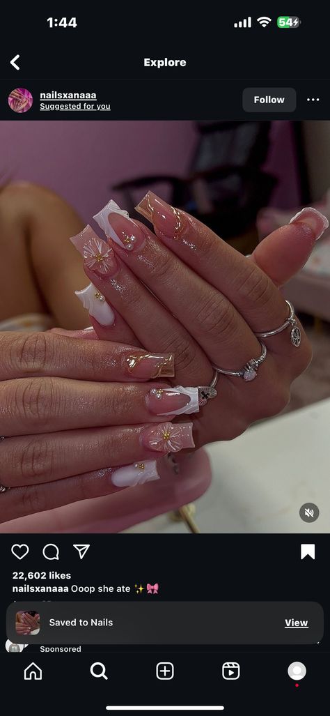 Baddies Nails Short, 21st Birthday Nails, Gender Reveal Nails, Orange Acrylic Nails, Kitty Nails, Green Acrylic Nails, Glamour Nails, Nails Now, Simple Acrylic Nails