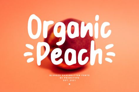 Organic Peach is a cool and friendly display font. Warm, romantic and jolly, this font will turn each of your project ideas into real works of art. Have fun with this beautiful font and explore its endless variations. Try before you buy Organic Peach font for iOS, Android, macOS, or Windows for free, or you […] The post Organic Peach Font appeared first on FreeFontDL. Free Cute Fonts, Modern Fonts Minimalist, Fonts To Draw, Cool Fonts Alphabet, Business Typography, Fonts Minimalist, Artistic Typography, Font Trends, Typography Elegant