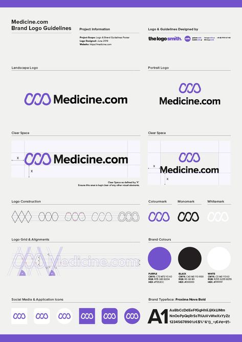 Logo Usage Guidelines A3 Poster - Free Template for Download Brand Guides Design, Brand Logo Guidelines, Logo Design Guidelines, Logo Usage Guidelines, Logo Design Brief Template, Logo Guidelines Template, Logo Guidelines Brand Book, Logo Presentation Ideas, Free Brand Guidelines Template