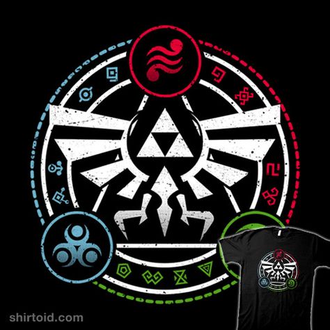 Triforce | Shirtoid #eilexdesign #gaming #thelegendofzelda #triforce #videogame Triforce Design, Nintendo Tattoo, Lord Of The Rings Tattoo, Zelda Tattoo, Trash Polka, Avatar The Last Airbender Art, Zelda Art, Star Wars Fan Art, The Legend Of Zelda