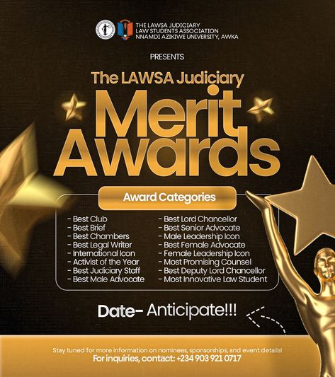 Quick Award Flyer design for Unizik law students association….. I tried to give it the feel of royalty …… What do you think about this project? If good design is something that matters to your business and brand and you would love us to work together on any project?... You can send a message via dm or you can reach out on WhatsApp +2348148468727 Want to see more designs like this?? Follow @abulographix Folllw @abulographix #design #eventflyer #graphic #graphicdesign #partyflyer #desig... Award Poster Design Layout, Award Poster, Law Students, Poster Design Layout, Graphic Design Cards, Graphic Design Tutorials Learning, Learning Graphic Design, Love Us, Law Student