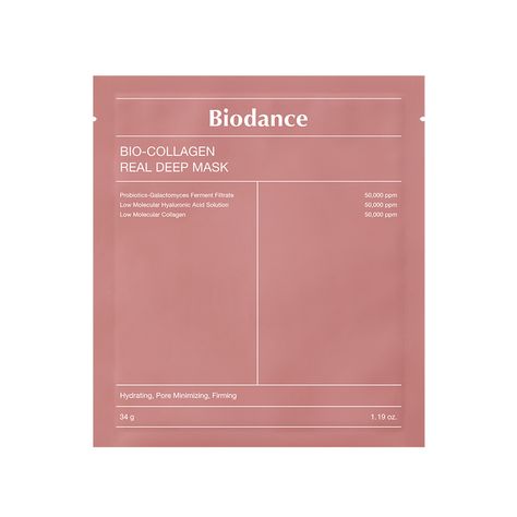 BIODANCE Bio-Collagen Real Deep Mask Sheet 1P | OLIVE YOUNG Global Sunscreen For Sensitive Skin, Reduce Pore Size, Collagen Mask, Olive Young, Marine Collagen, Improve Skin Elasticity, Sheet Mask, K Beauty, Skin Elasticity