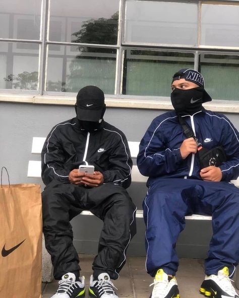 Nike Tracksuit Men, Men Tracksuit Outfit, Nike Trackies, Lacoste Tracksuit, Drip Style, Bad Boy Style, Drip Fits, Drip Outfit Men, Tracksuit Outfit