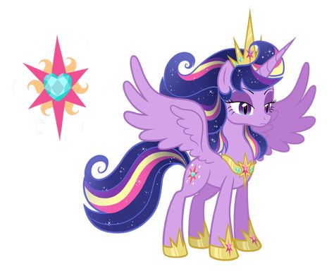 Queen Twilight by TheCheeseburger on DeviantArt Crystal Ponies, Princess Cadence, Crystal Princess, Mlp Twilight, My Little Pony Poster, Celestia And Luna, Unicorn Drawing, My Little Pony Princess, Princess Twilight Sparkle