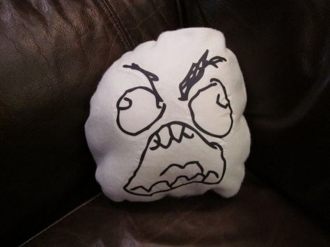 Zombie Food, Rage Faces, Teen Programs, Face Pillow, Rage Comics, Troll Face, Program Ideas, Hold My Hand, Vision Board