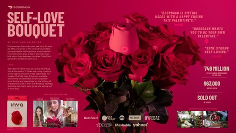 The Work | Lions Campaign | Self Love Bouquet Love Bouquet, Mad Ads, Motion Graphs, How To Fix Credit, Valentine Bouquet, Cannes Lions, Talk About Love, Graphic Design Posters, Cannes