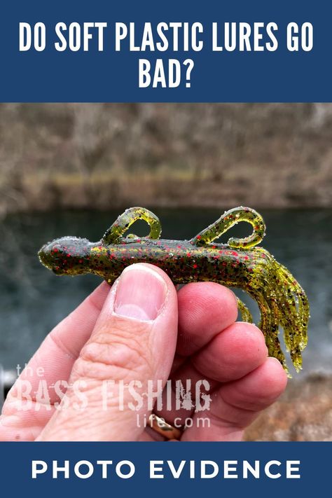 How long do soft plastic lures really last? And what factors contribute to the longevity of the lure in storage? This article dives into this topic with photos to show what happens. #bassfishing #largemouthbass #bassfishingtips #fishing Crappie Rigs, Best Bass Fishing Lures, Balloon Painting, Bass Fishing Lures, Bass Lures, Bass Fishing Tips, Bass Boat, The Lure, Soft Lure