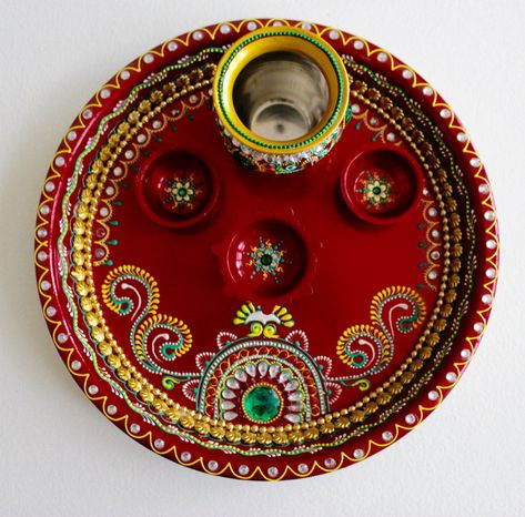 Decorative Diya, Dish Decoration, Arti Thali Decoration, Arti Thali, Kalash Decoration, Aarti Thali, Coconut Decoration, Diwali Diya Decoration, Thali Decoration