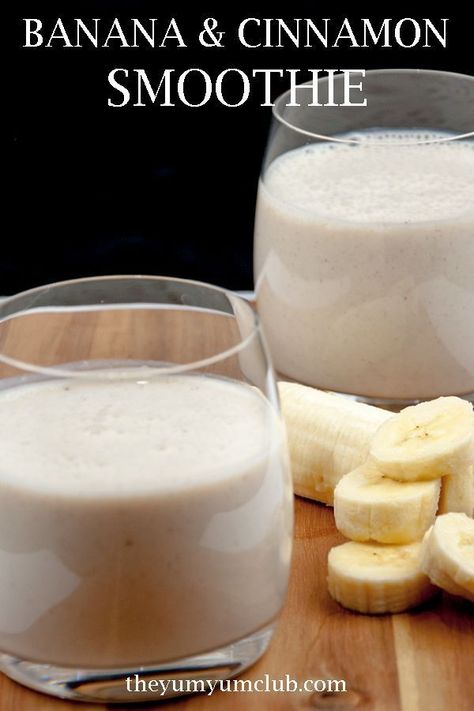 Banana and cinnamon smoothie to start the day. Just 4 ingredients. Banana, vanilla yoghurt, honey and cinnamon. And only 159 calories! Yum! | theyumyumclub.com    #food #recipes #recipe #cooking #eating #goodfood #cook #finedining #foodporn #foodie #nonnom #wfmdish #foodphotography #snack #yum #dinner #healthyfood #foodpics #food #yummy #delicious #homemade #foodgawker #buzzfeast #hungry #homecooking Banana And Cinnamon, Cinnamon Drink, Cinnamon Smoothie, Healthy Nutrition Plan, Honey Cinnamon, Strawberry Smoothie, Cinnamon Banana, Honey And Cinnamon, Food Yummy