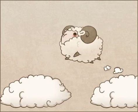 Sheep Anime GIF - Sheep Anime Clouds - Discover & Share GIFs Jumping Gif, Hairstyles For Characters, Butterfly Gif, Sheep Illustration, Drawing Hairstyles, Chris Farley, Good Night Gif, Cute Sheep, Casino Theme