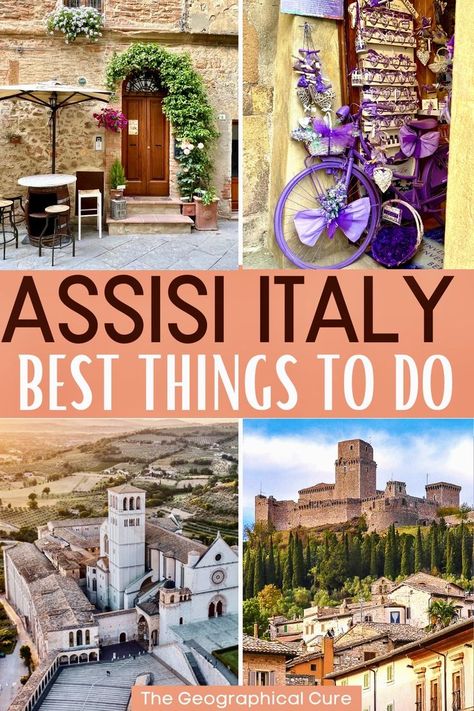 What To See And Do In Assisi Italy, The Star Of Umbria Italy Assisi, Assisi Italy, Italy Culture, Italy Trip Planning, Perugia Italy, Italy 2023, Roman Ruins, Umbria Italy, Explore Italy