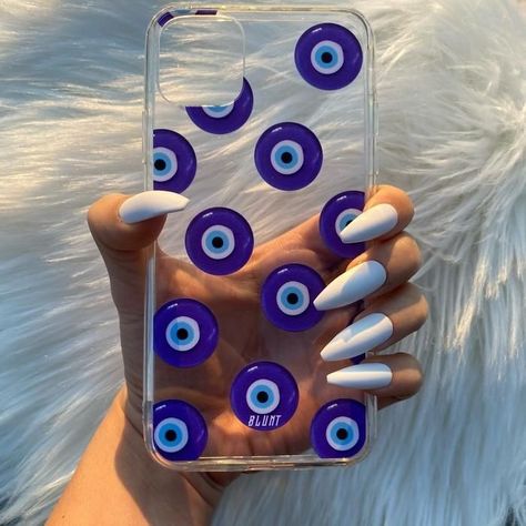 Phone Case Diy Paint, Evil Eye Art, Trendy Cases, Iphone Case Collection, Iphone Holder, Customised Phone Case, Diy Iphone Case, Pretty Phone Cases, Trendy Phone Cases