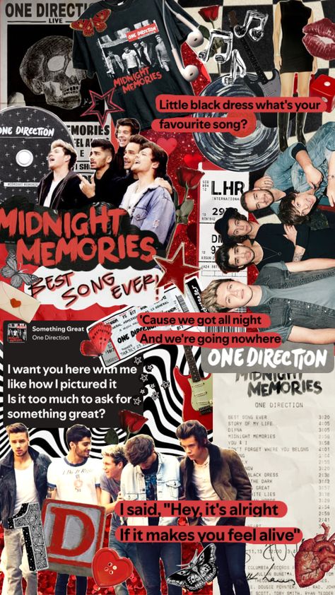 Midnight Memories, One Direction, requested by my friend Isabel #onedirection #midnightmemories #1d #music #request #album Midnight Memories One Direction, 1d Albums, One Direction Room, One Direction Collage, One Direction Albums, Memories Aesthetic, Gambar One Direction, Funny Old People, One Direction Wallpaper