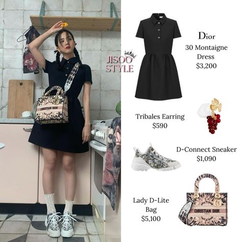 ‧₊˚ ραrк єυทнα ◜ ˗ˏˋ🍫ˎˊ˗ Dior Clothes Casual, Dior Dress Casual, Jisoo Style, Dior Outfit, Pop Clothing, Dior Dress, November 23, Kpop Fashion Outfits, Pink Outfits