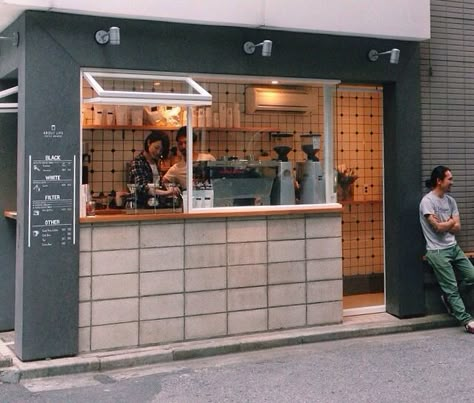 walk-up coffee. Walk Up Coffee Shop, Low Cost Coffee Shop Design, Small Drive Thru Coffee Shop, Drive Thru Coffee Shop Design Plan, Drive Through Coffee Shop, Small Restaurant Design, Local Cafe, Cart Design, Food Cart Design