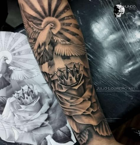 Clock Tattoo Sleeve, Calf Tattoos For Women, Arm Tattoos Black, Half Sleeve Tattoos Forearm, Chicano Tattoos Sleeve, Christian Sleeve Tattoo, Half Sleeve Tattoos Drawings, Skull Sleeve Tattoos, Men Tattoos Arm Sleeve