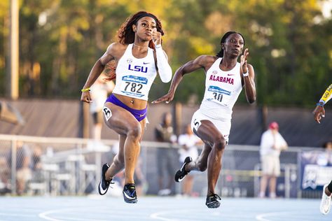 Ucla Track And Field, Romanticizing Running, Lsu Track And Field, Track Szn, Track Things, Sha Carri Richardson, Speed Workout, Athletic Aesthetic, Track Star