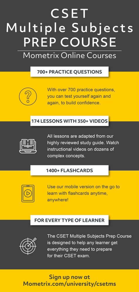 Sign up now for our online CSET Multiple Subjects Test Prep Course and save 20% with code: SAVE20. Our course has 700+ practice questions, 350+ videos, 174 lessons and more! Teas Test Prep, Ged Test Prep, Praxis Core, Praxis Study, Sat Test Prep, General Knowledge Test, Act Test Prep, Reading Test Prep, Nclex Study Guide