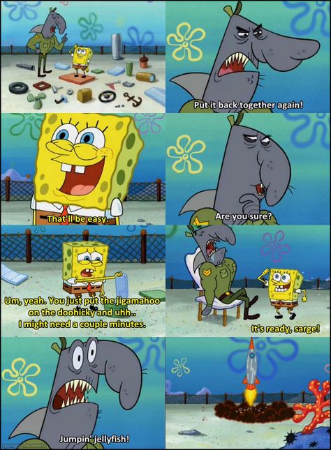 Spongebob the rocket scientists! Spongebob References, Spongebob Moments, Spongebob Logic, Spongebob Stuff, Spongebob Quotes, Funny Spongebob, Spongebob Pics, Spongebob Cartoon, Spongebob Drawings