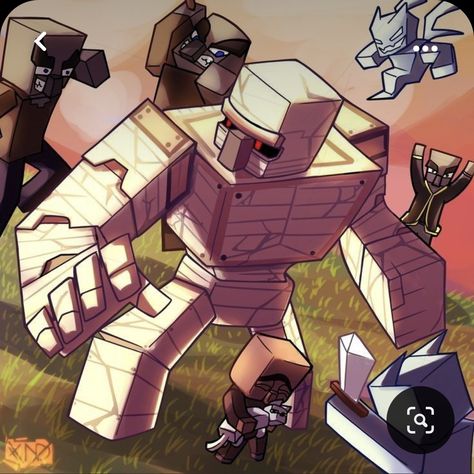 Minecraft Art Fanart, Minecraft Illagers, Minecraft Fanart, Iron Golem, Minecraft Comics, Rumah Minecraft Sederhana, Minecraft Images, Minecraft Drawings, Minecraft Steve