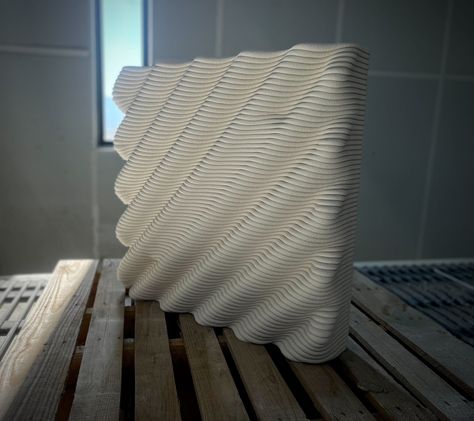 Check out 3D Printed architectural artwork that has been designed and printed with Pikus 3D. 3d Printed Architecture, Architectural Artwork, Clay Printing, 3d Printed Building, Printed Concrete, Drukarka 3d, Bt Speaker, Print Company, Printing Companies