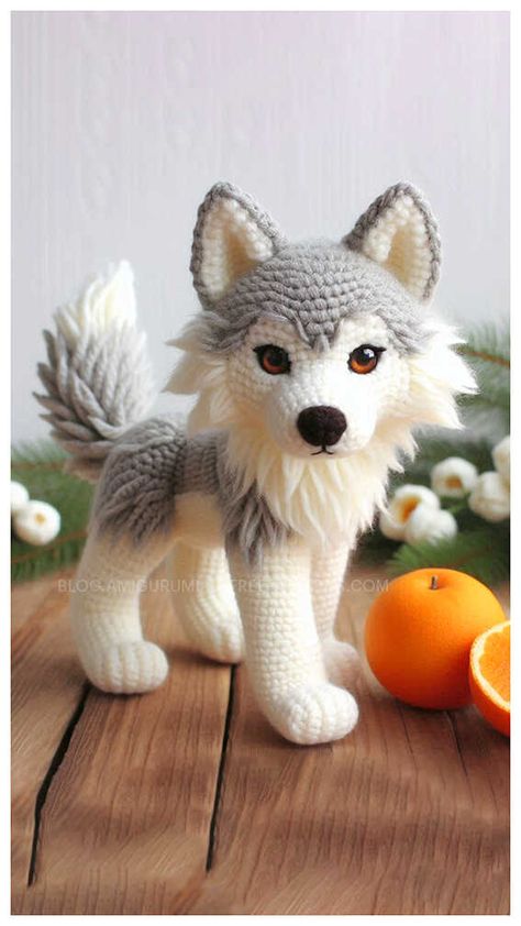 Amigurumi Wolf Crochet Free Pattern Wolf Crochet Pattern Free, Crochet Monkey Pattern Free, Free Crochet Animal Patterns, Wolf Crochet Pattern, Wolf Amigurumi, Wolf Crochet, Crochet Monkey Pattern, Crochet Wolf, Amigurumi Fox Pattern