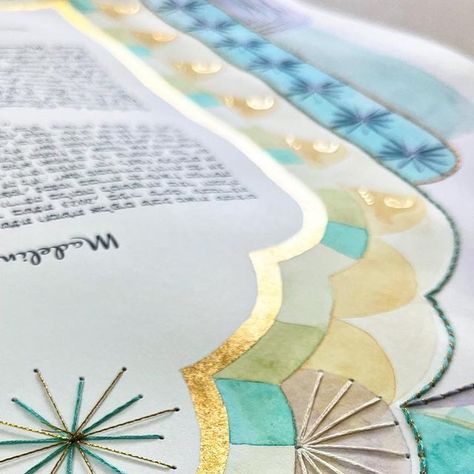 Ketubah & Watercolor art on Instagram: "Art deco meets Plum street Temple! Every custom ketubah starts with a meeting, with you dear couples! Getting to know you is the beginning of your dream ketubah! 🌟 In this dreamy ketubah I had few inspirations that I was asked to incorporate- Art deco elements, which are the main theme for invitations and stationery for the wedding along with elements from the bride’s childhood synagogue in Cincinnati. I loved working on this ketubah and can’t wait to se Ketubah Watercolor, Ketubah Art, Art Deco Elements, Main Theme, Instagram Art, Getting To Know You, Getting To Know, The Beginning, Cincinnati