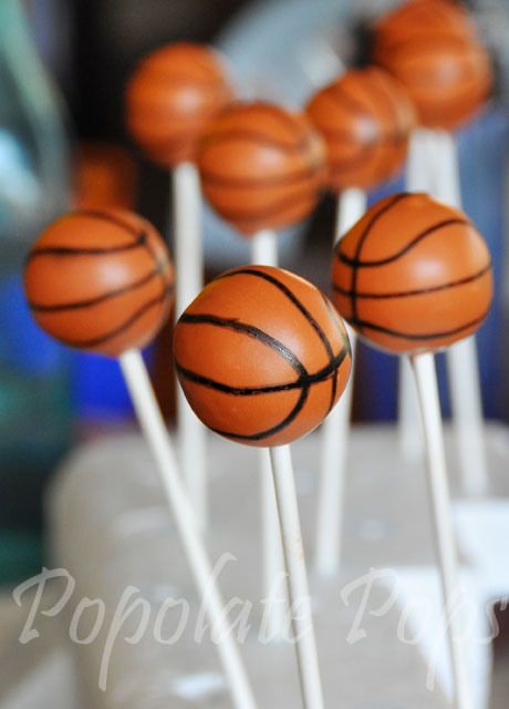 Basketball cake pops Basketball Cake Pops, Basketball Treats, Basketball Baby Shower, Cake Basket, Basketball Birthday Parties, Basketball Cake, Ball Cake, Baby Shower Cake Pops, Sport Cakes