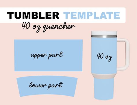 40oz Tumbler Blank Template - Digital Template for Stanley 40oz Quencher CupHey crafters! This is the perfect digital file for you if you are looking to design your own 40oz tumbler wrap or Stanley cup wrap. The download comes with 2 parts included, so you can easily size your designs for vinyl and sublimation. Just ad . 30oz Tumbler Wrap Template, Svg For Tumblers Free, Stanley Vinyl Ideas, Stanley Cup Wrap, Sublimation On Glass Tumblers, Cricut Stanley Cup, Vinyl On Stanley Cup, 40oz Sublimation Tumbler Ideas, Stanley Cup Decal Ideas 30oz Tumbler Wrap Template, Stanley Vinyl Ideas, How To Etch A Stanley Cup, Stanley Cup Wrap, 40oz Sublimation Tumbler Ideas, Cricut Stanley Cup, 40 Oz Sublimation Tumbler Designs, Stanley Cup Decal Ideas, Stanley Cup Vinyl Ideas