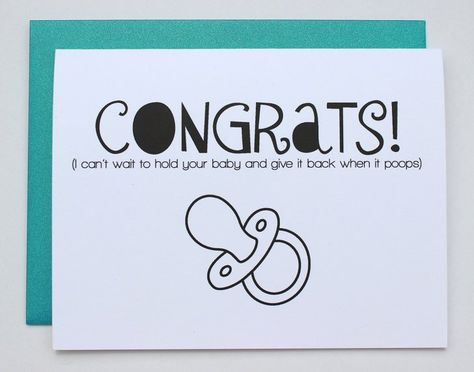 Pin for Later: 21 Hilarious Cards to Send Your Pregnant Friends Diaper Duty If you're a real friend, you won't pull this move ($5). Best Friend Pregnant, Cards For New Parents, Gift For Pregnant Friend, Gifts For Pregnant Friend, Grandparents Card, Baby Boy Decorations, Punny Cards, Baby Cartoon Drawing, Funny Pregnancy